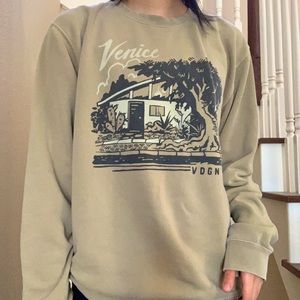 VDGN long sleeve tan sweatshirt